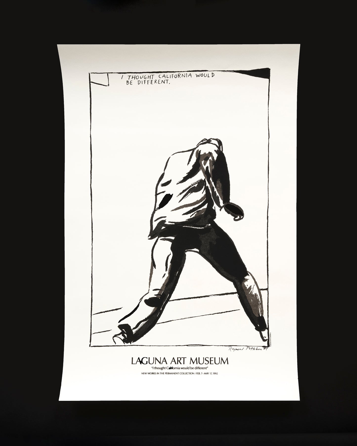 Raymond Pettibon - I thought california would be different print