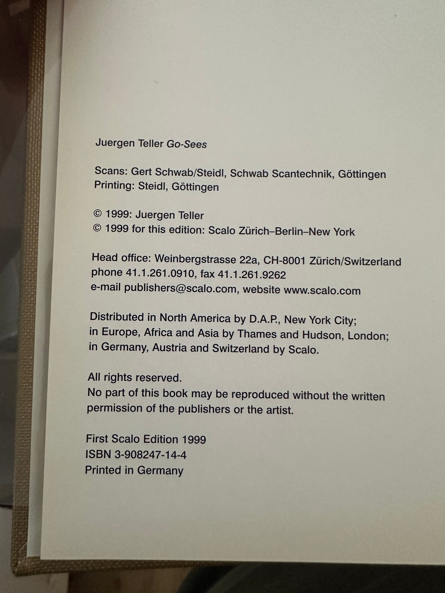 Go-Sees - Juergen Teller