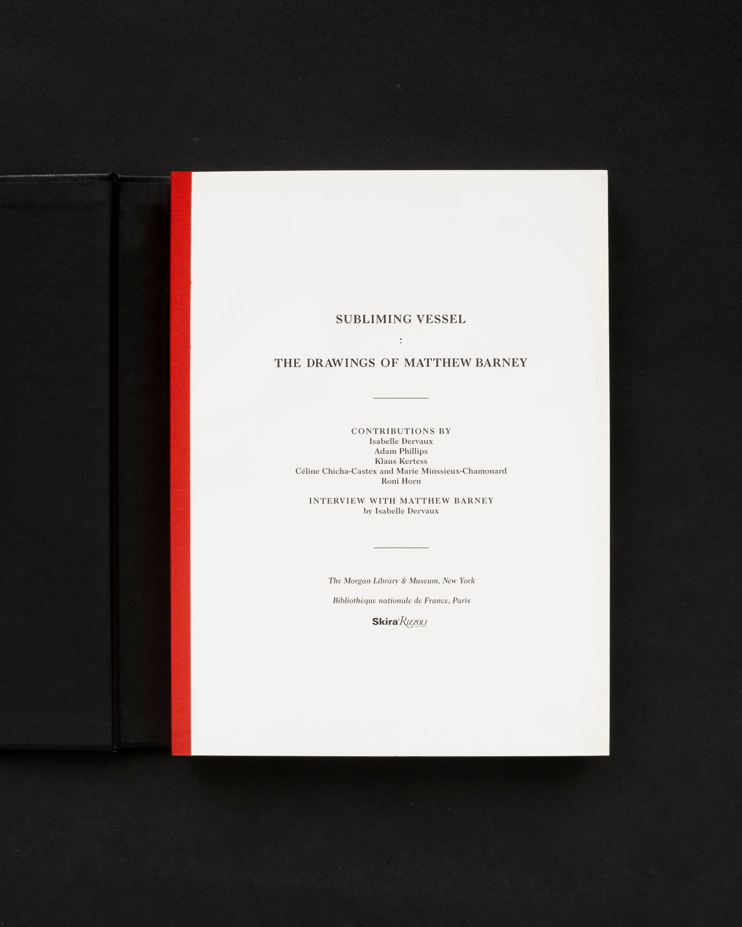 Subliming Vessel : The Drawings of Matthew Barney