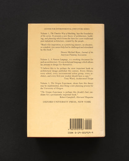 A Pattern Language - Towns, Buildings, Construction - Christopher Alexander et al